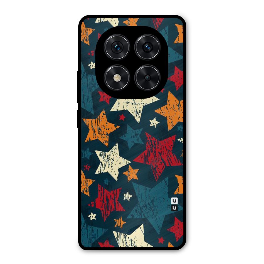 Rugged Star Design Metal Back Case for Redmi Note 14 Pro 5G