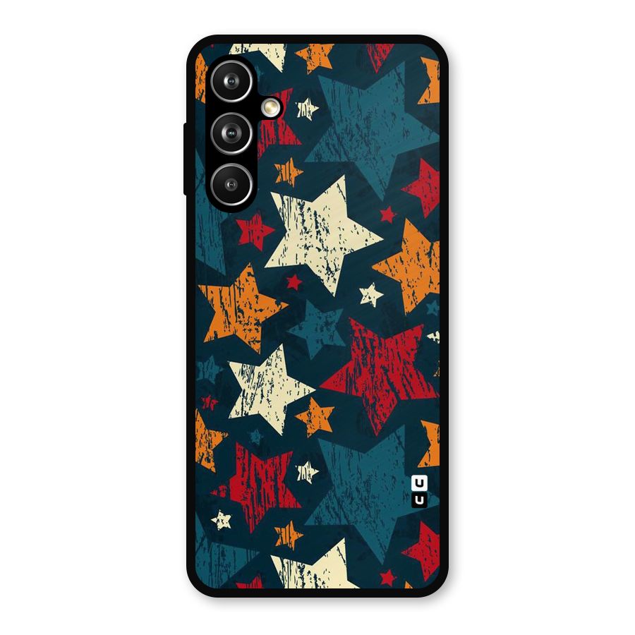 Rugged Star Design Metal Back Case for Samsung Galaxy M54