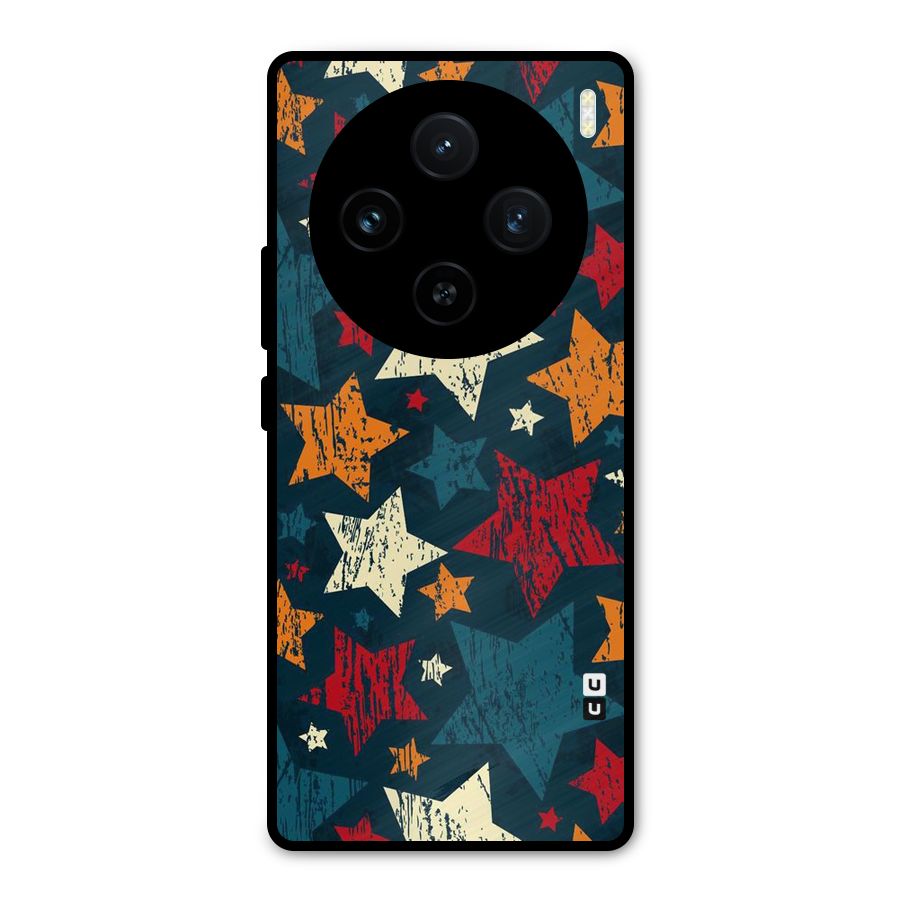 Rugged Star Design Metal Back Case for Vivo X100