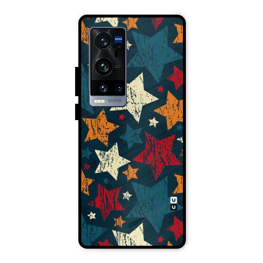 Rugged Star Design Metal Back Case for Vivo X60 Pro Plus
