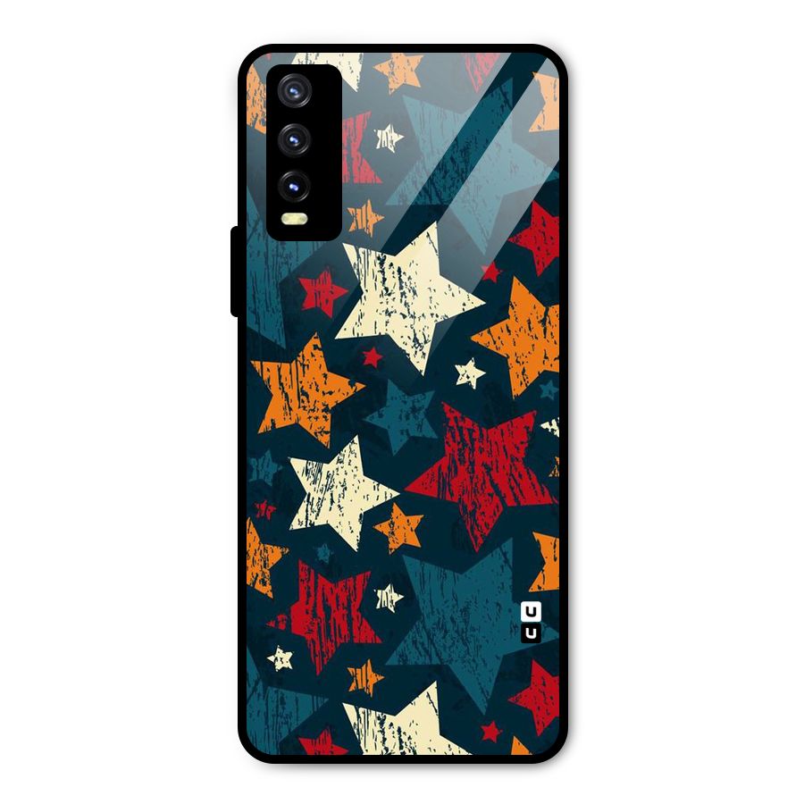 Rugged Star Design Metal Back Case for Vivo Y20