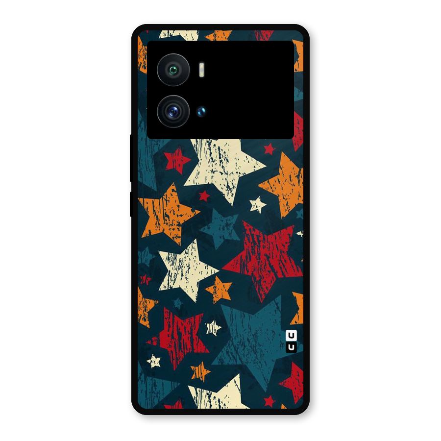 Rugged Star Design Metal Back Case for iQOO 9 Pro
