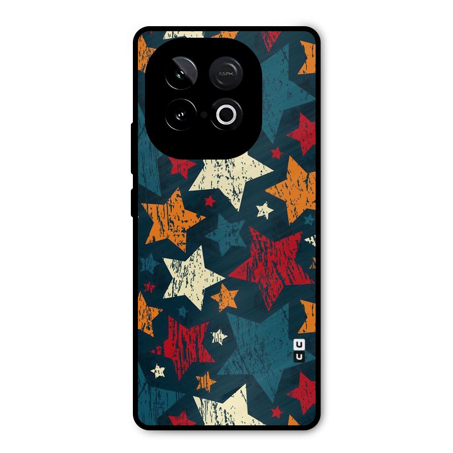 Rugged Star Design Metal Back Case for iQOO Neo 10