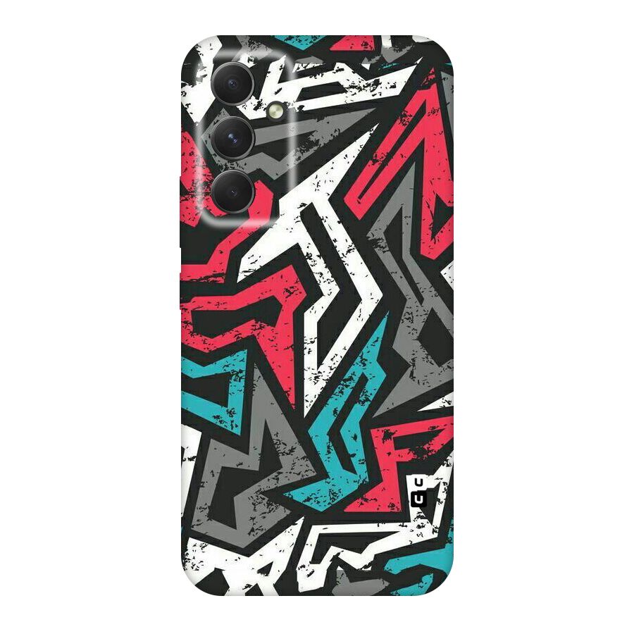 Rugged Strike Abstract Original Polycarbonate Back Case for Galaxy A54