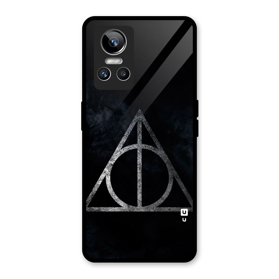 Rugged Triangle Design Glass Back Case for Realme GT Neo 3