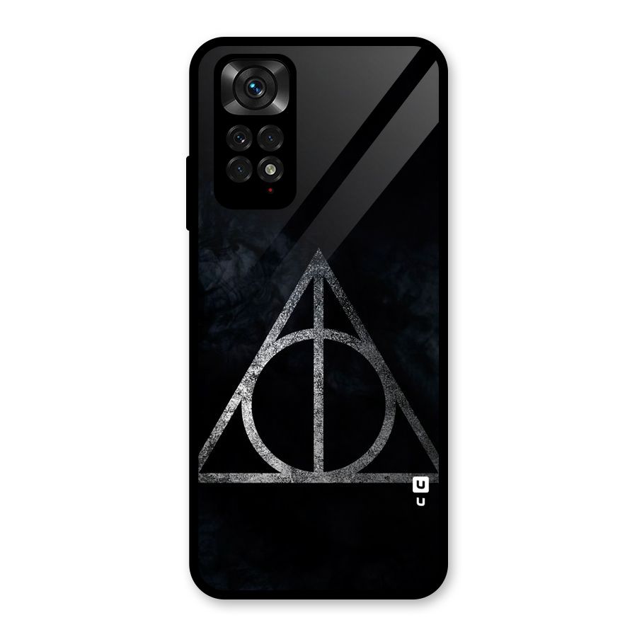 Rugged Triangle Design Glass Back Case for Redmi Note 11S