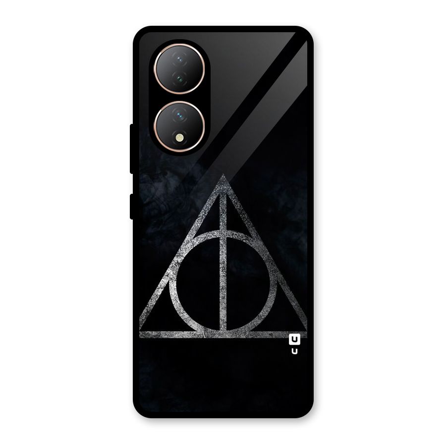 Rugged Triangle Design Glass Back Case for Vivo Y100A