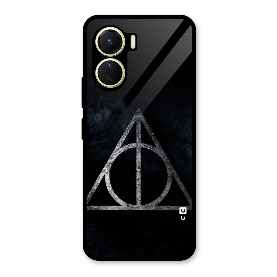 Rugged Triangle Design Glass Back Case for Vivo Y16