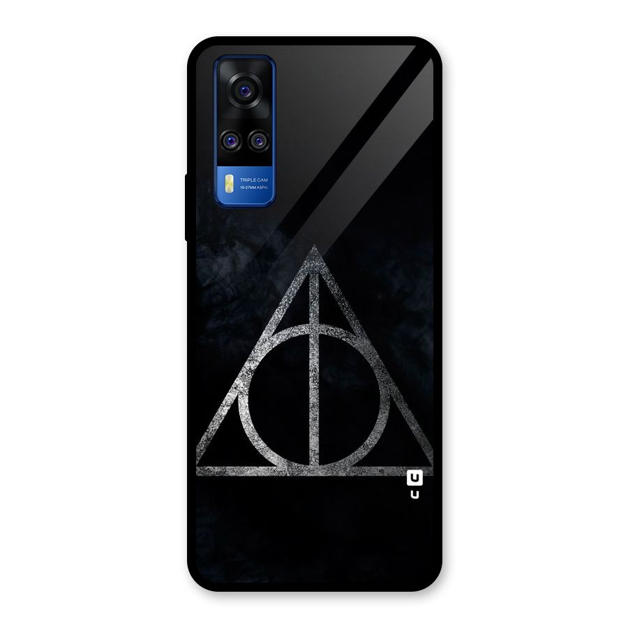 Rugged Triangle Design Glass Back Case for Vivo Y31