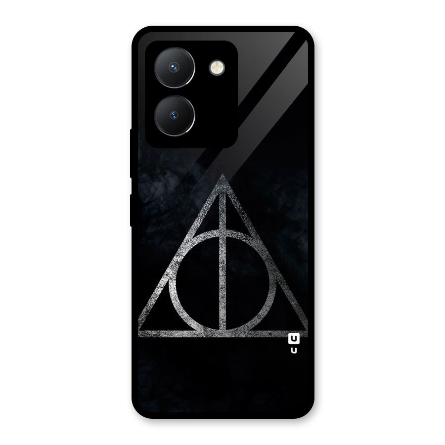 Rugged Triangle Design Glass Back Case for Vivo Y36