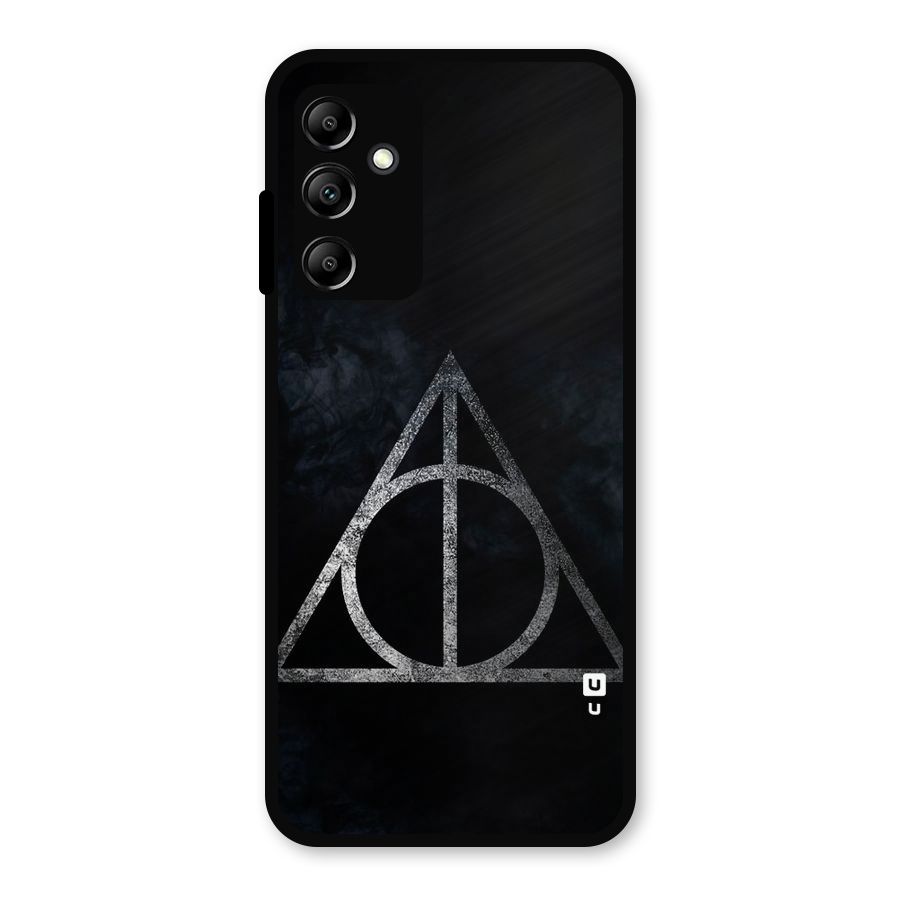 Rugged Triangle Design Metal Back Case for Galaxy A14 5G