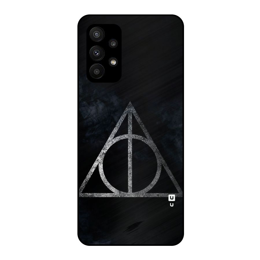 Rugged Triangle Design Metal Back Case for Galaxy A23