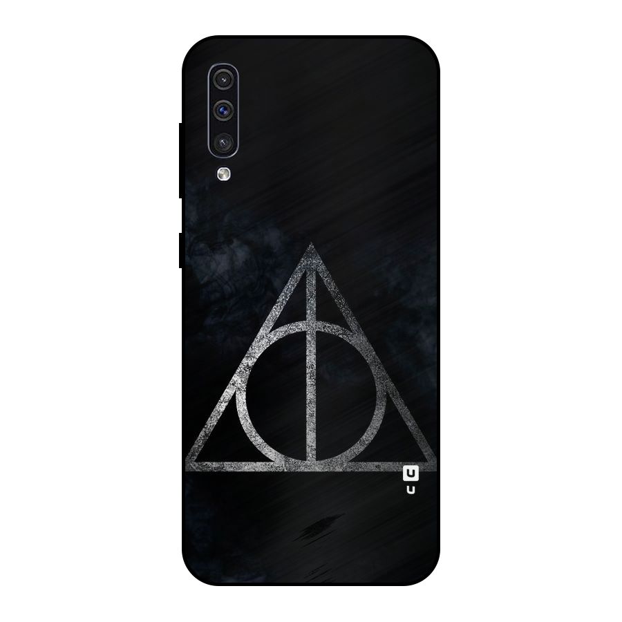 Rugged Triangle Design Metal Back Case for Galaxy A30s