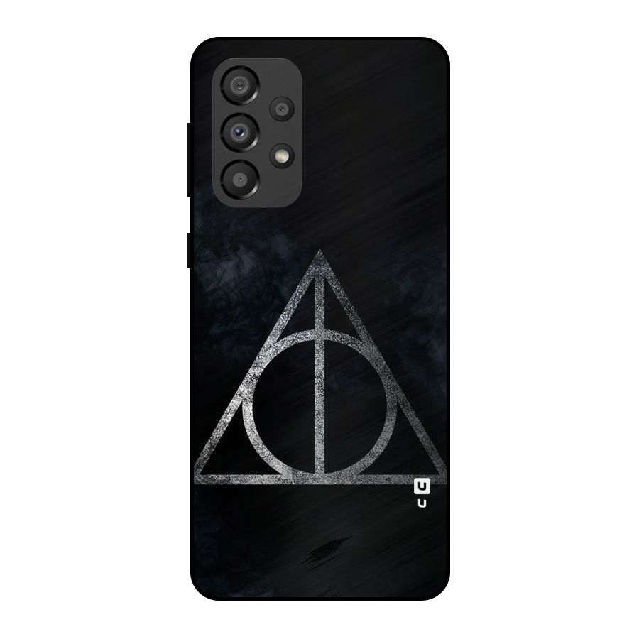 Rugged Triangle Design Metal Back Case for Galaxy A33 5G