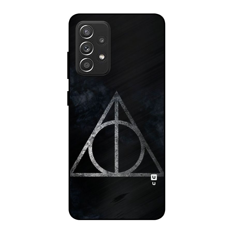 Rugged Triangle Design Metal Back Case for Galaxy A52s 5G
