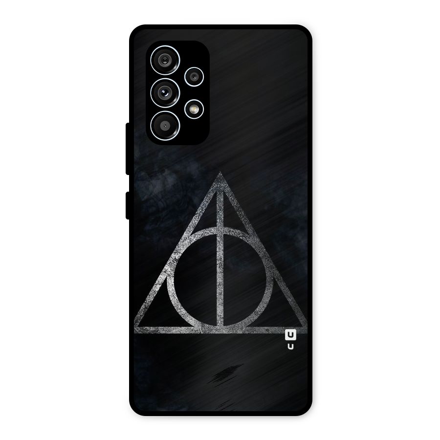 Rugged Triangle Design Metal Back Case for Galaxy A53 5G