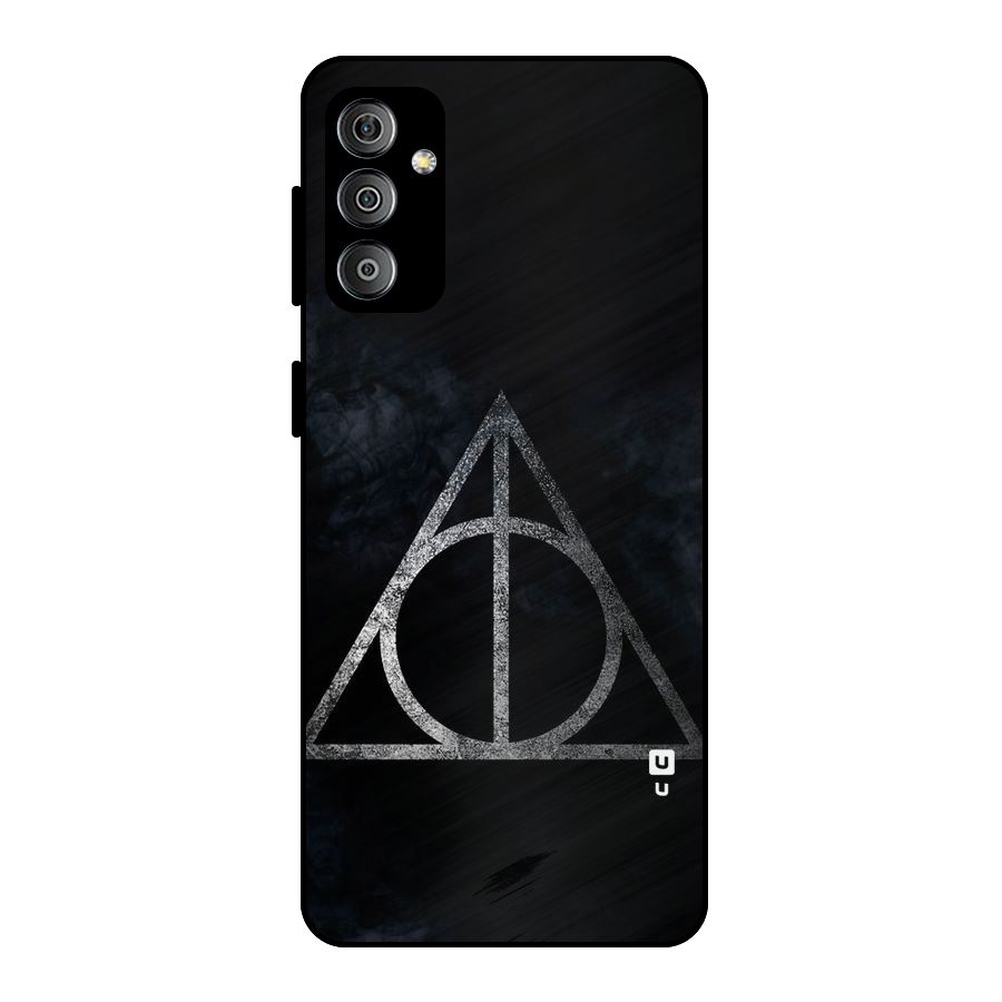 Rugged Triangle Design Metal Back Case for Galaxy F23