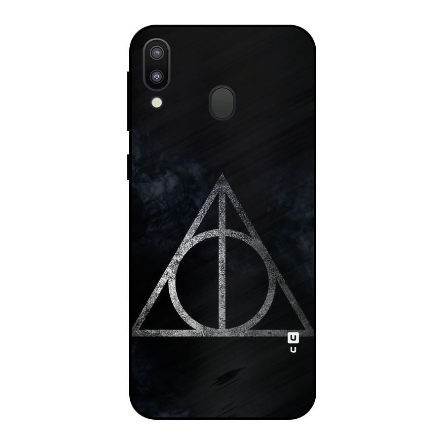 Rugged Triangle Design Metal Back Case for Galaxy M20