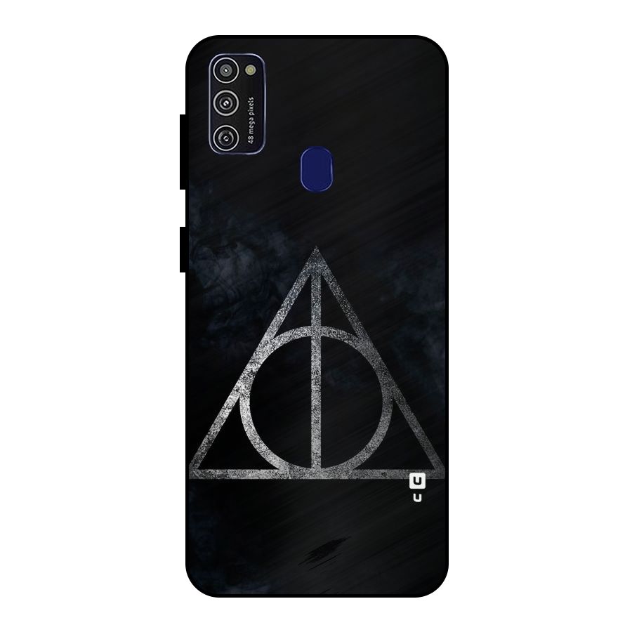 Rugged Triangle Design Metal Back Case for Galaxy M30s