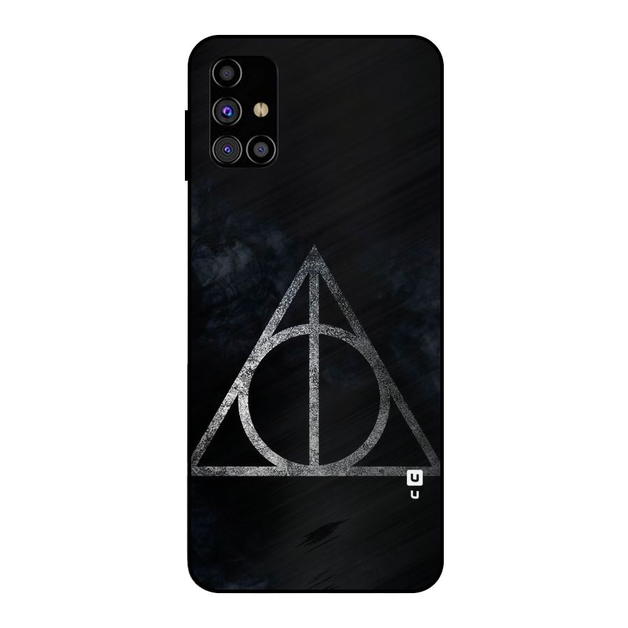 Rugged Triangle Design Metal Back Case for Galaxy M31s