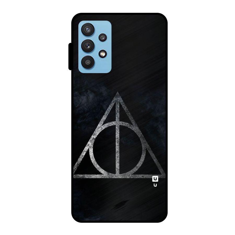 Rugged Triangle Design Metal Back Case for Galaxy M32 5G