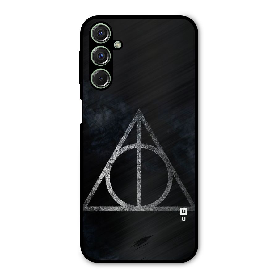 Rugged Triangle Design Metal Back Case for Galaxy M34