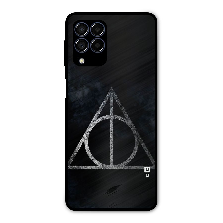 Rugged Triangle Design Metal Back Case for Galaxy M53 5G