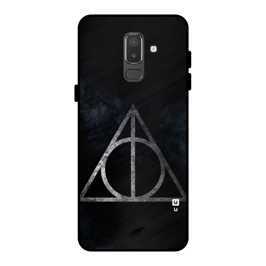 Rugged Triangle Design Metal Back Case for Galaxy On8 (2018)