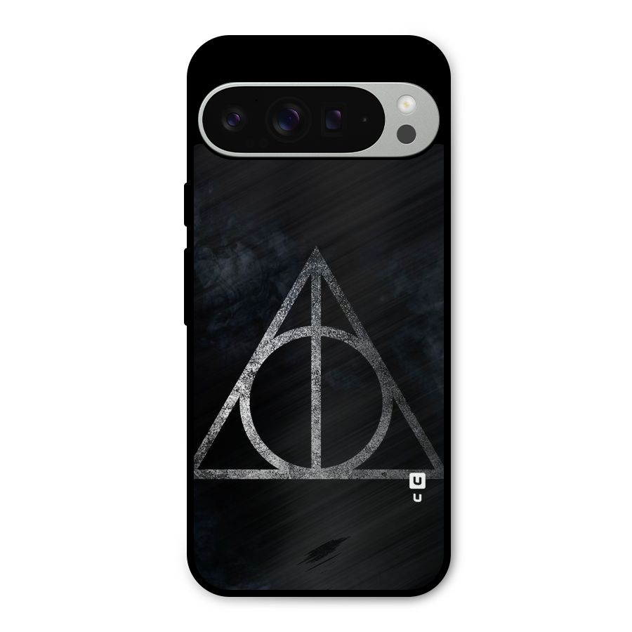 Rugged Triangle Design Metal Back Case for Google Pixel 9 Pro XL