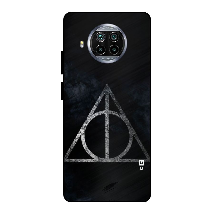 Rugged Triangle Design Metal Back Case for Mi 10i
