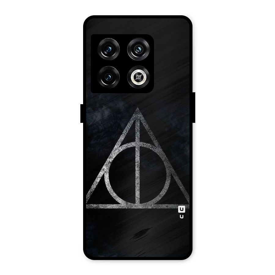 Rugged Triangle Design Metal Back Case for OnePlus 10 Pro 5G