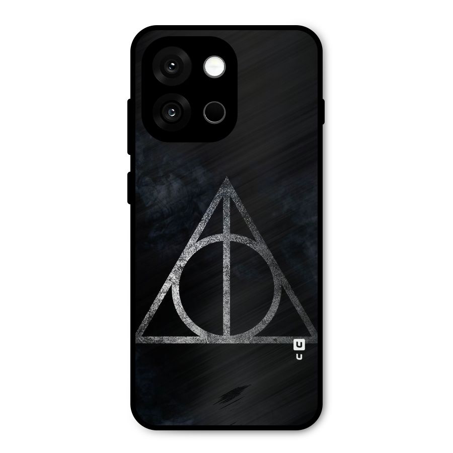 Rugged Triangle Design Metal Back Case for OnePlus 13s