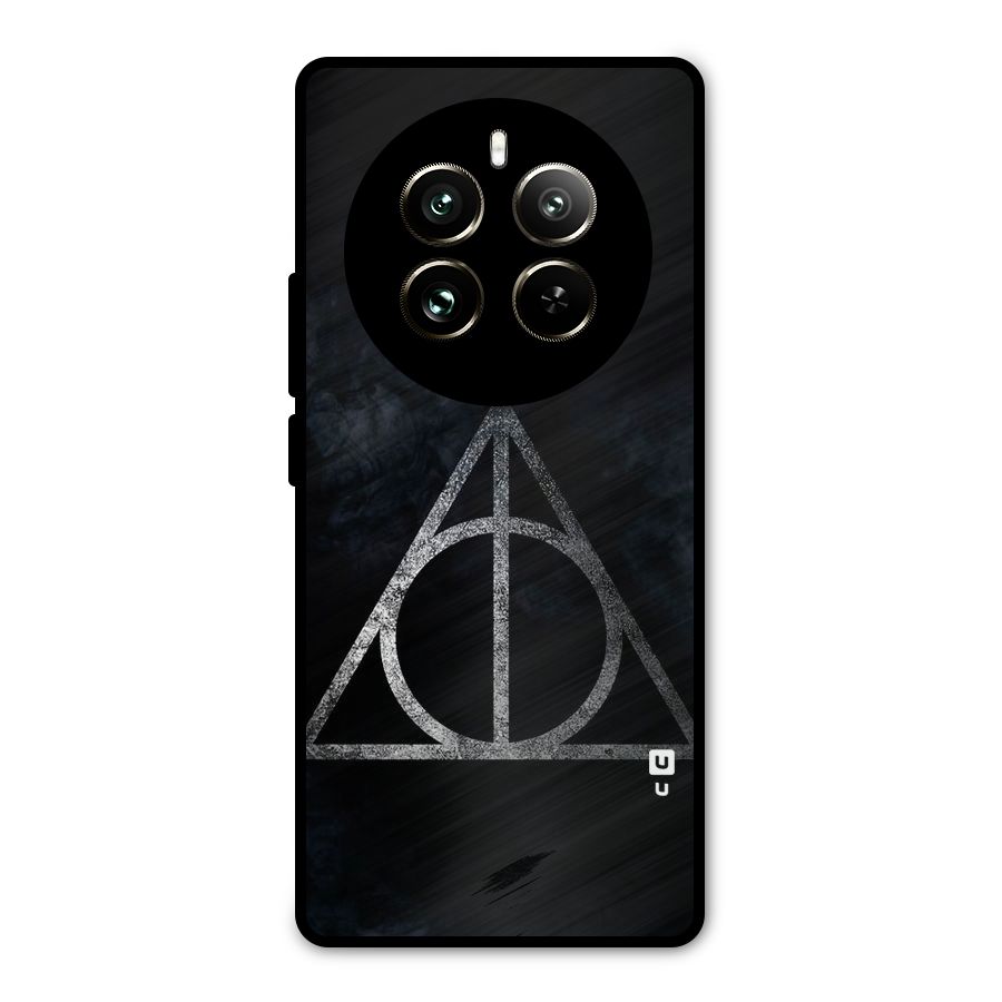 Rugged Triangle Design Metal Back Case for Realme 12 Pro