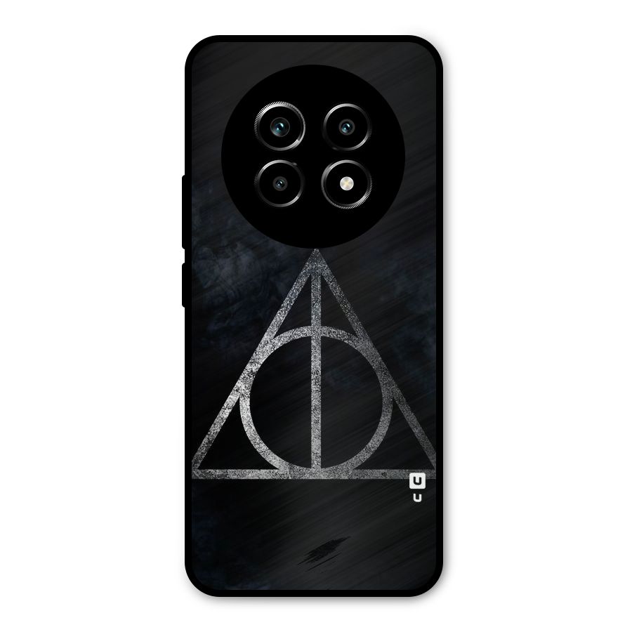 Rugged Triangle Design Metal Back Case for Realme 13 Pro