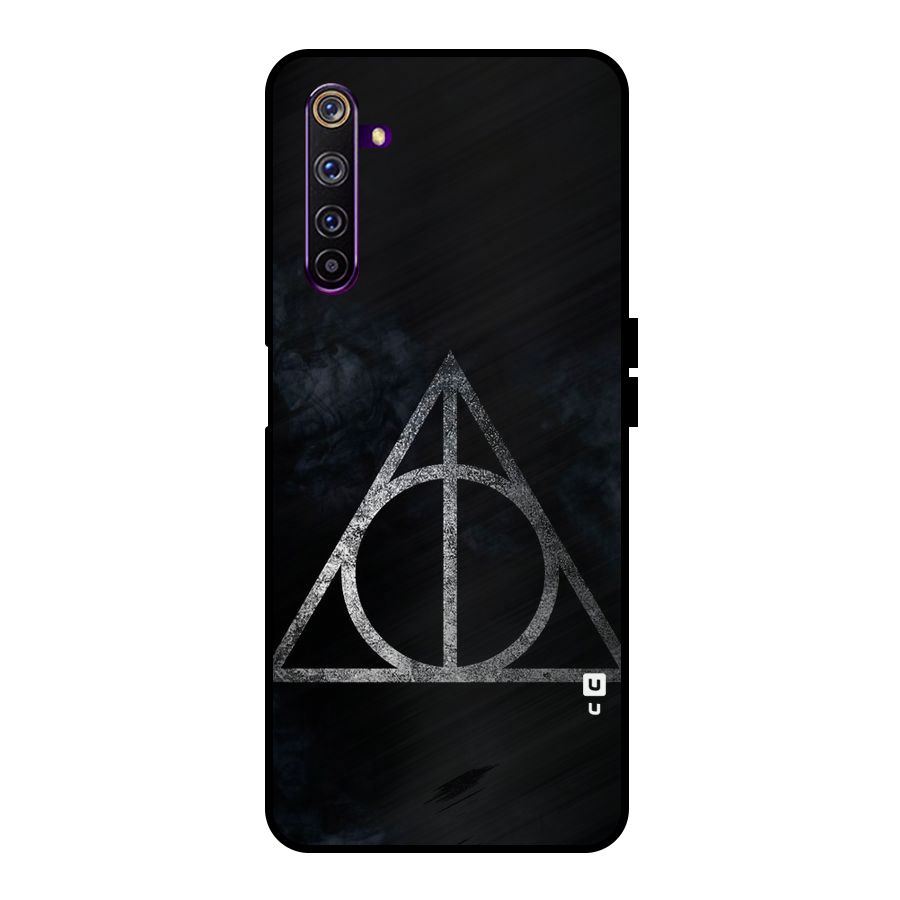 Rugged Triangle Design Metal Back Case for Realme 6 Pro