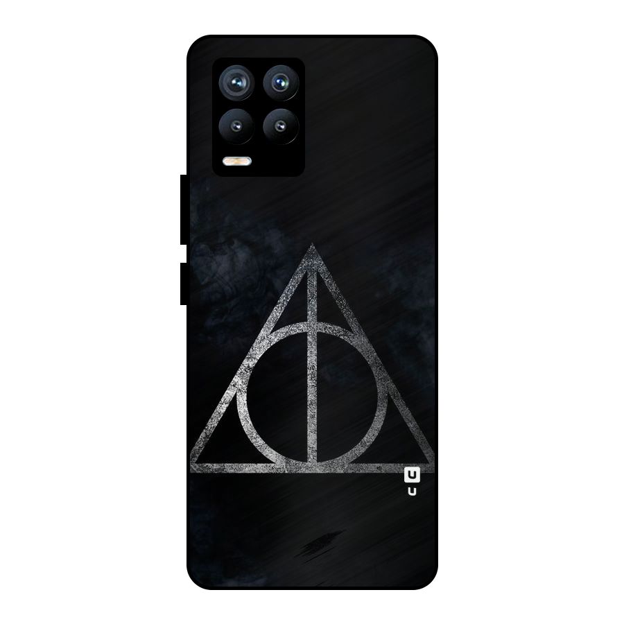 Rugged Triangle Design Metal Back Case for Realme 8 Pro