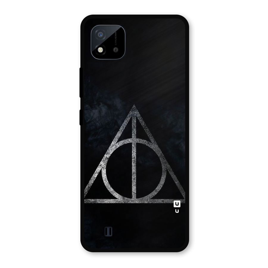 Rugged Triangle Design Metal Back Case for Realme C11 2021