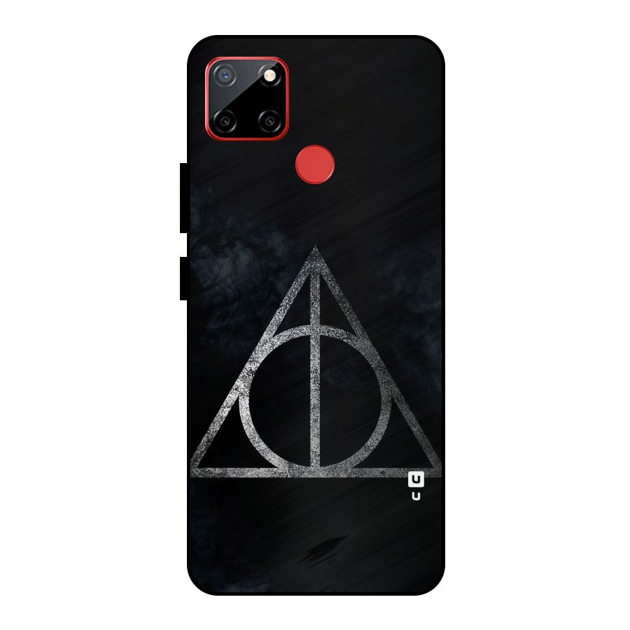 Rugged Triangle Design Metal Back Case for Realme C12