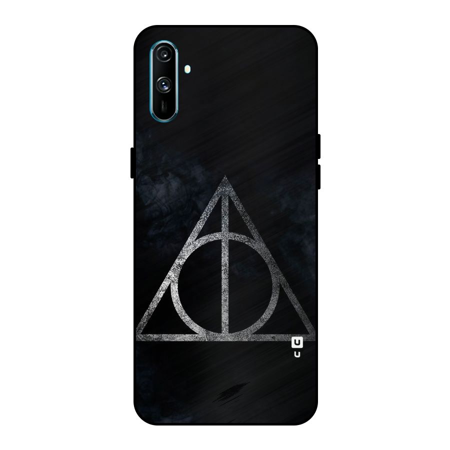Rugged Triangle Design Metal Back Case for Realme C3
