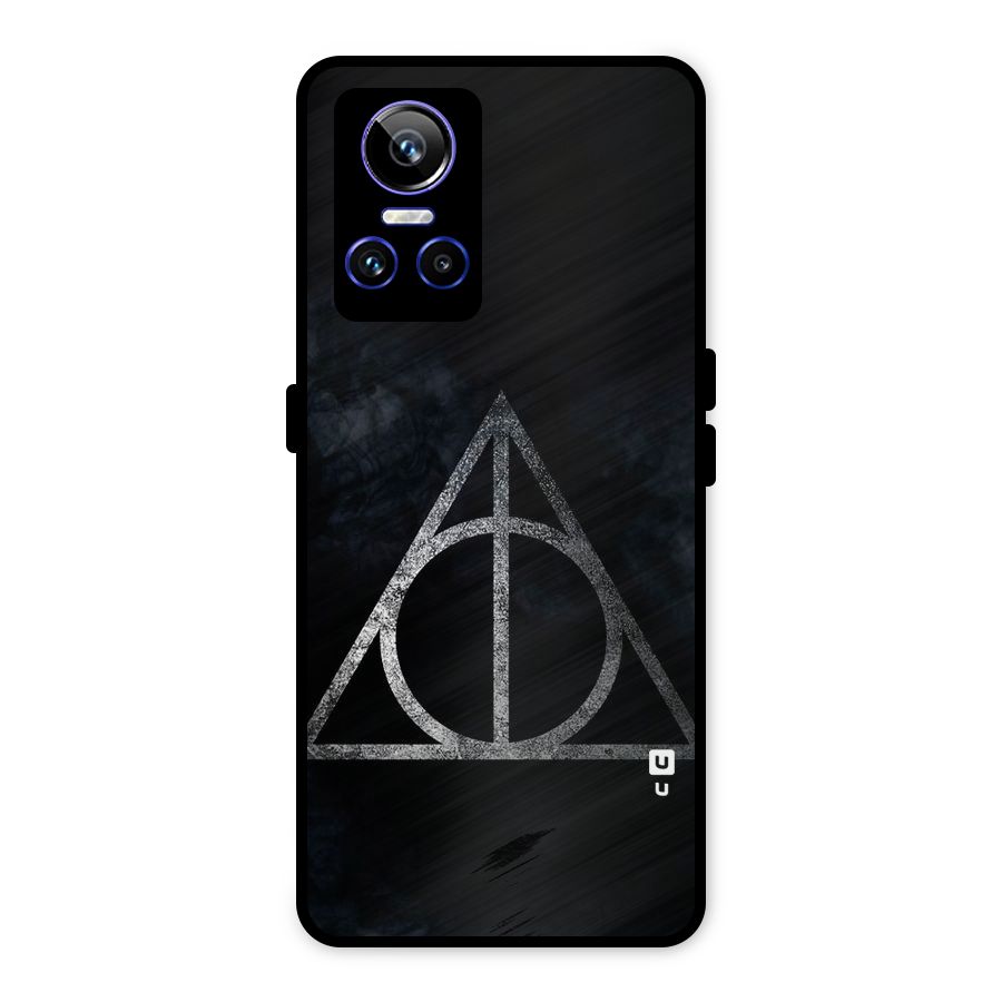 Rugged Triangle Design Metal Back Case for Realme GT Neo 3