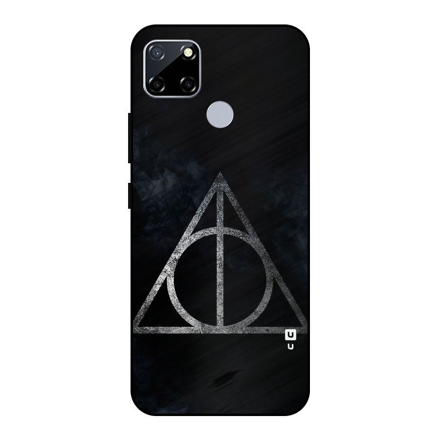 Rugged Triangle Design Metal Back Case for Realme Narzo 20