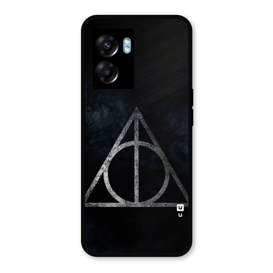 Rugged Triangle Design Metal Back Case for Realme Narzo 50 5G