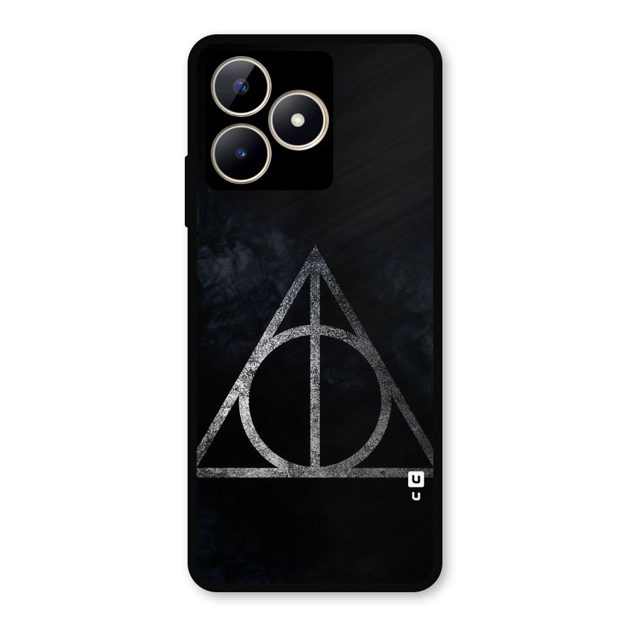 Rugged Triangle Design Metal Back Case for Realme Narzo N53
