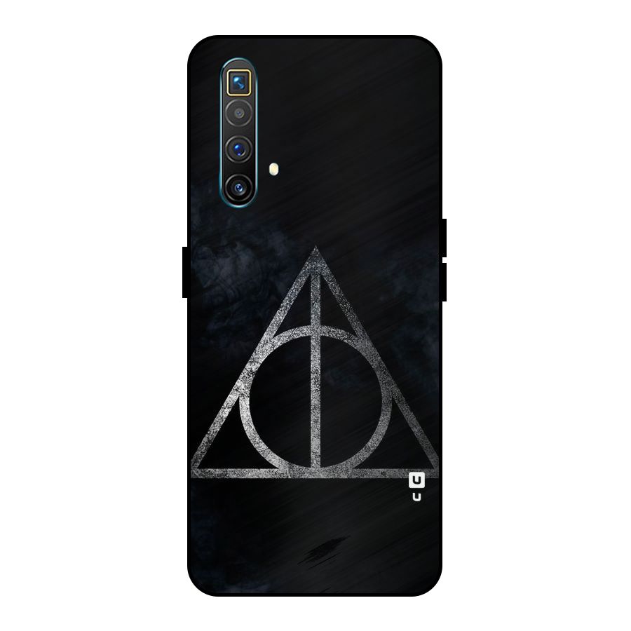 Rugged Triangle Design Metal Back Case for Realme X3 SuperZoom