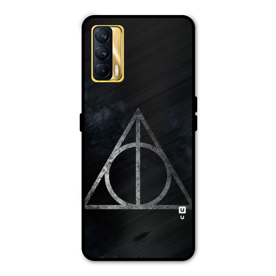 Rugged Triangle Design Metal Back Case for Realme X7