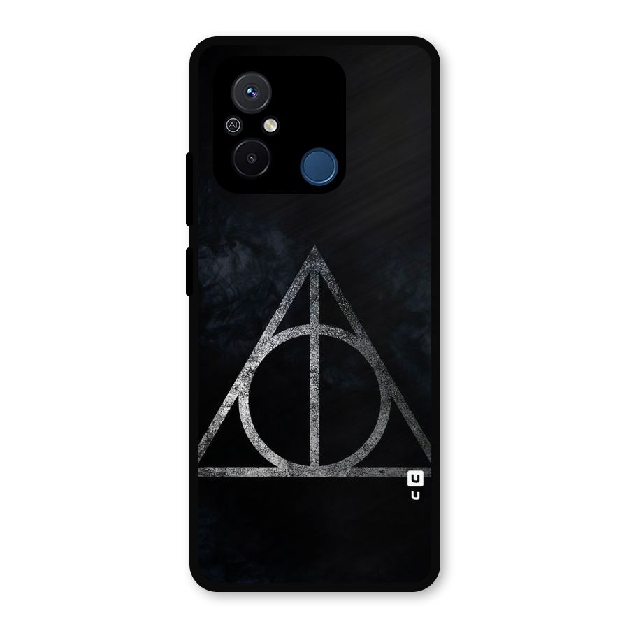 Rugged Triangle Design Metal Back Case for Redmi 12C