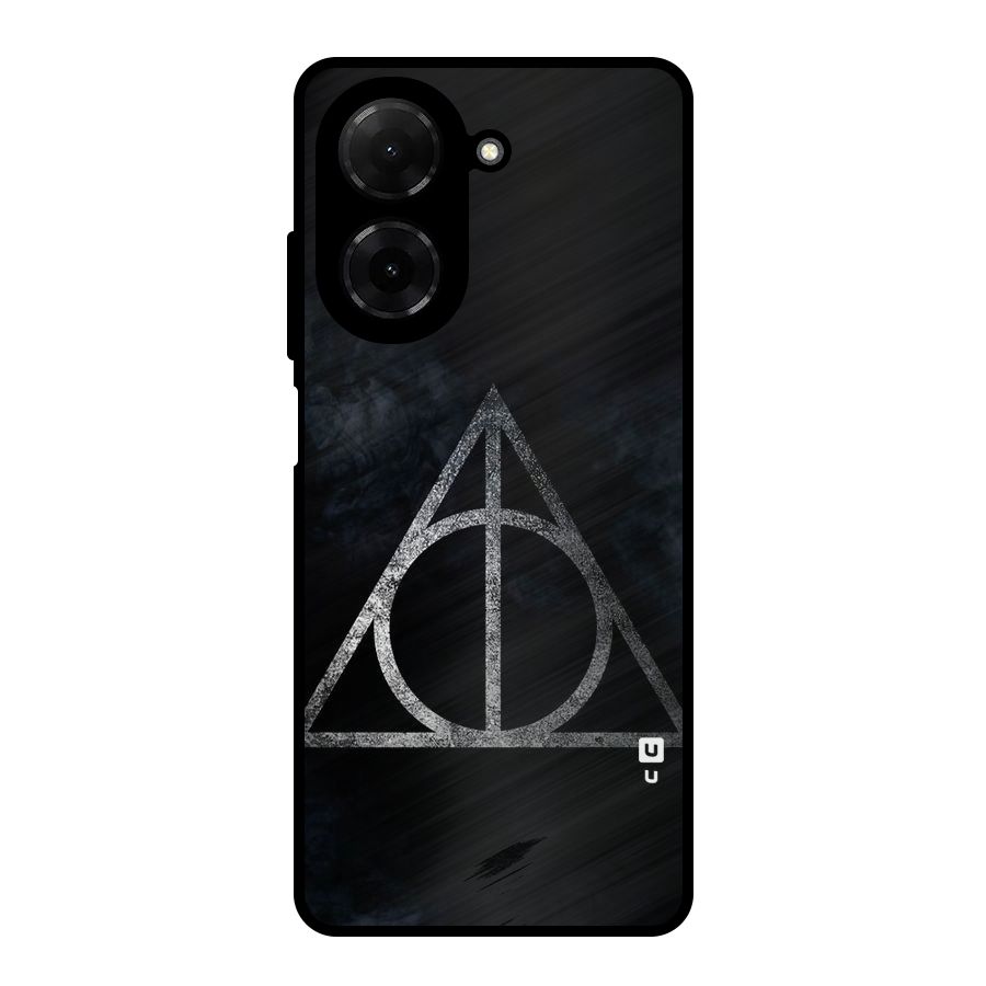 Rugged Triangle Design Metal Back Case for Redmi A5 4G