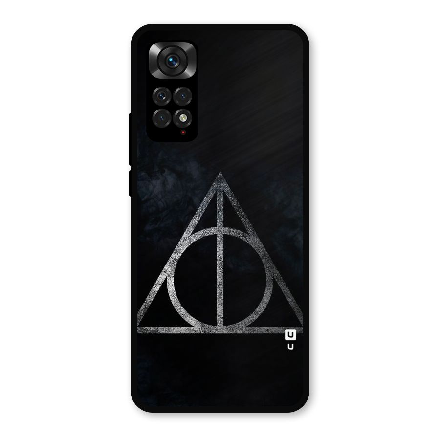 Rugged Triangle Design Metal Back Case for Redmi Note 11s