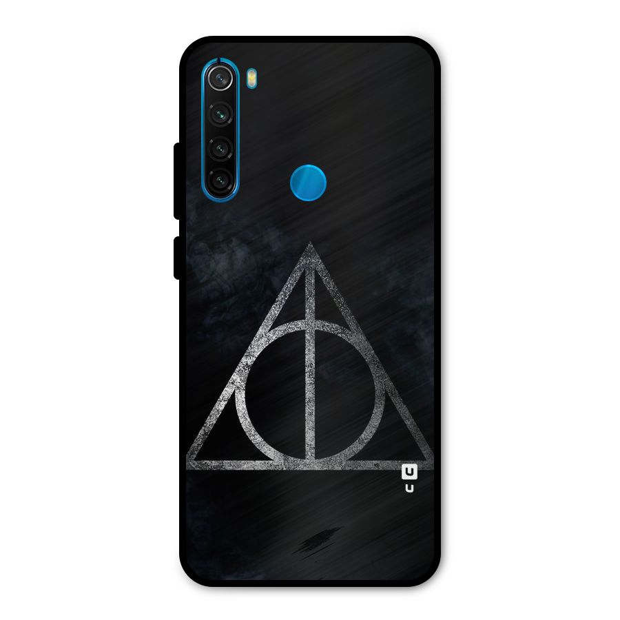 Rugged Triangle Design Metal Back Case for Redmi Note 8