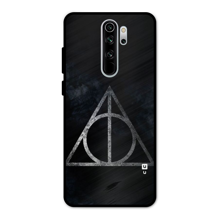Rugged Triangle Design Metal Back Case for Redmi Note 8 Pro